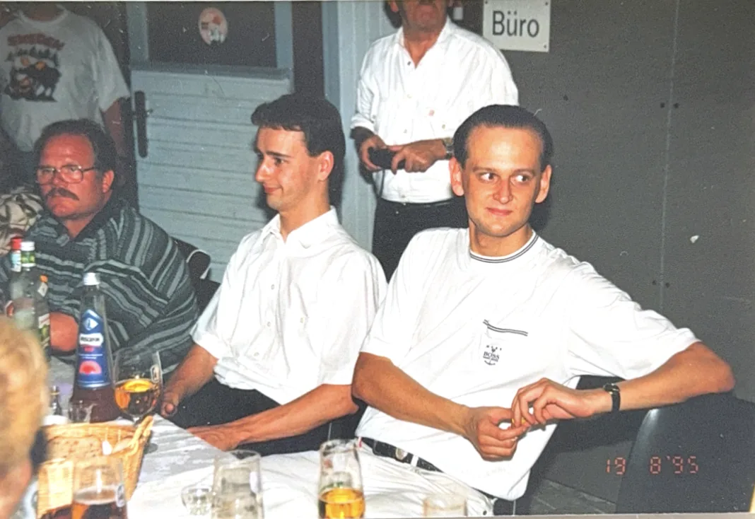 Ulrich Diedrichsen auf einer Party nach dem Vordiplom